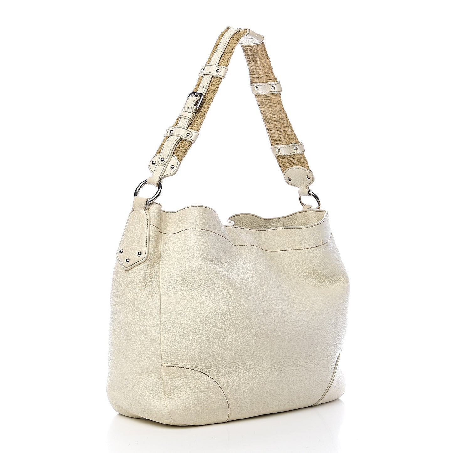Vitello Daino Hobo Bianco