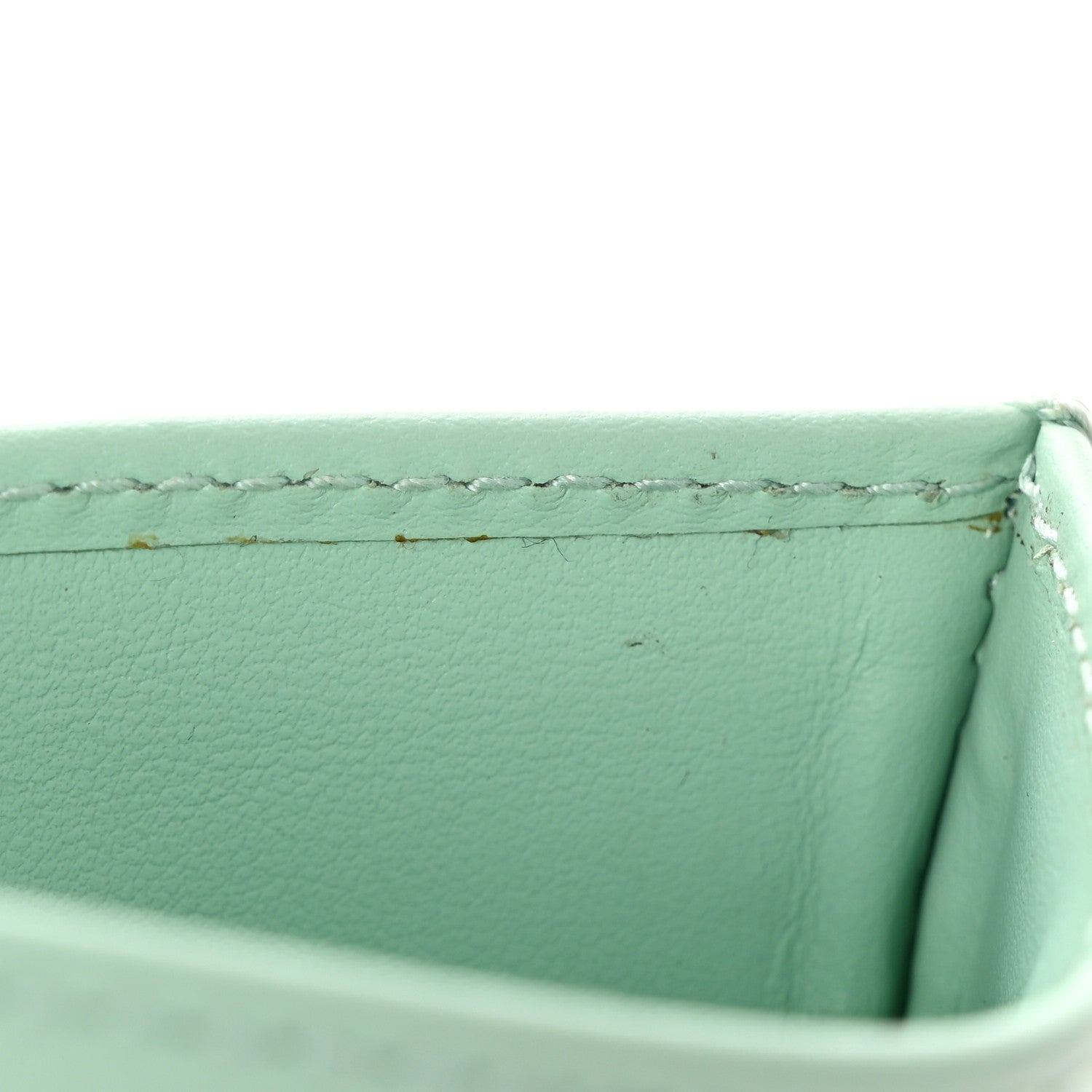 Gucci Calfskin Matelasse GG Marmont Card Holder Water Green 9 of 14