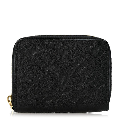 Louis Vuitton Empreinte Zippy Coin Purse Black 1 of 9