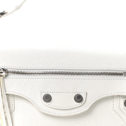 Balenciaga Agneau Arena Small Le Cagole Sling Bag Optic White 8 of 10