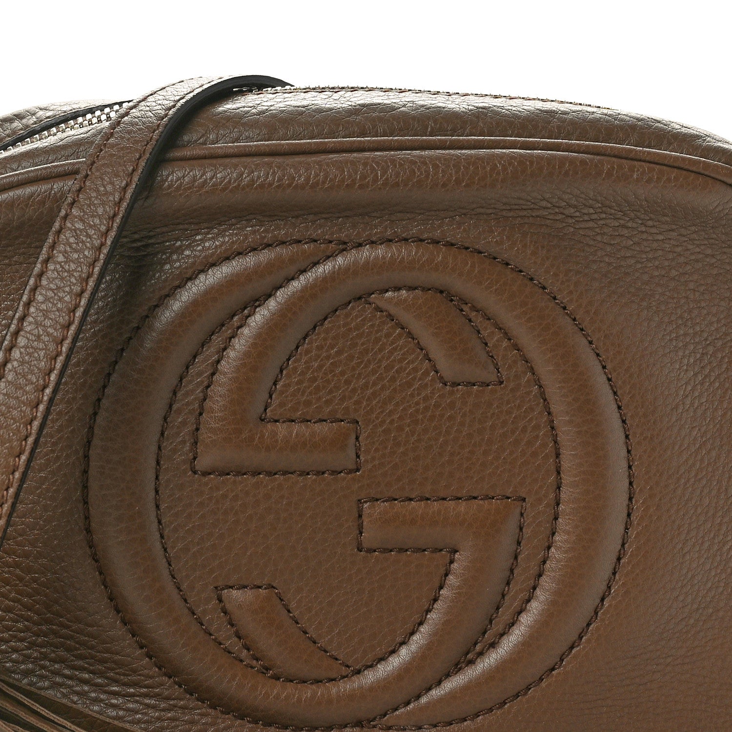 Gucci Cellarius Calfskin Small Soho Disco Bag Acero 8 of 11