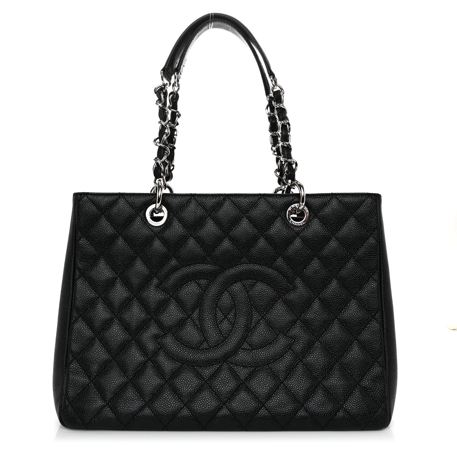 Chanel Caviar Quilted Grand Shopping Tote GST Black 1 of 10