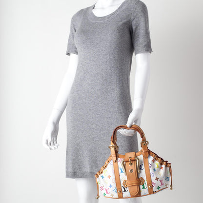 Louis Vuitton Monogram Multicolor Theda GM White 2 of 9