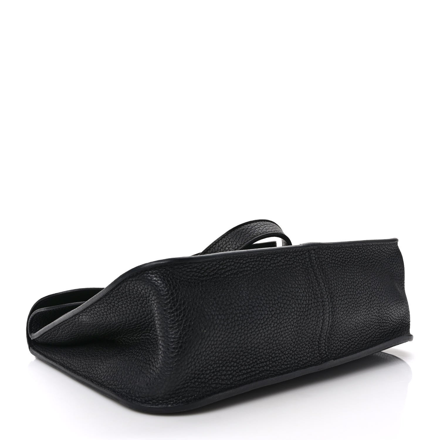 Hermes Taurillon Clemence Halzan 31 GM Black 4 of 12