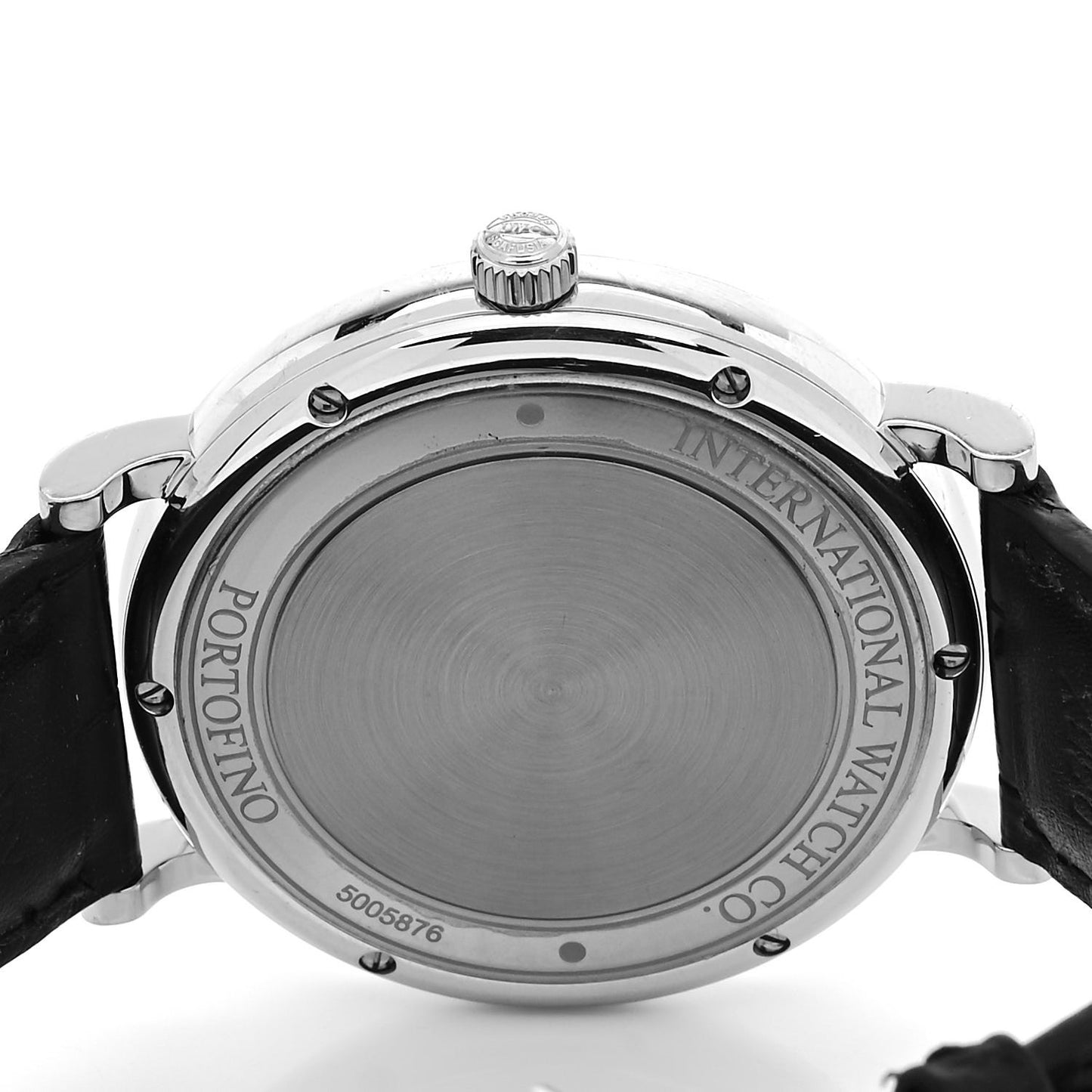 Stainless Steel Alligator 40mm Portofino Automatic Watch Blue IW356502