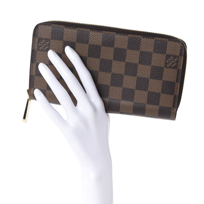 Louis Vuitton Damier Ebene Zippy Wallet 2 of 9