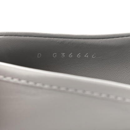 Chanel Lambskin Quilted CC Turnlock Loafers 40 Grey 8 of 11