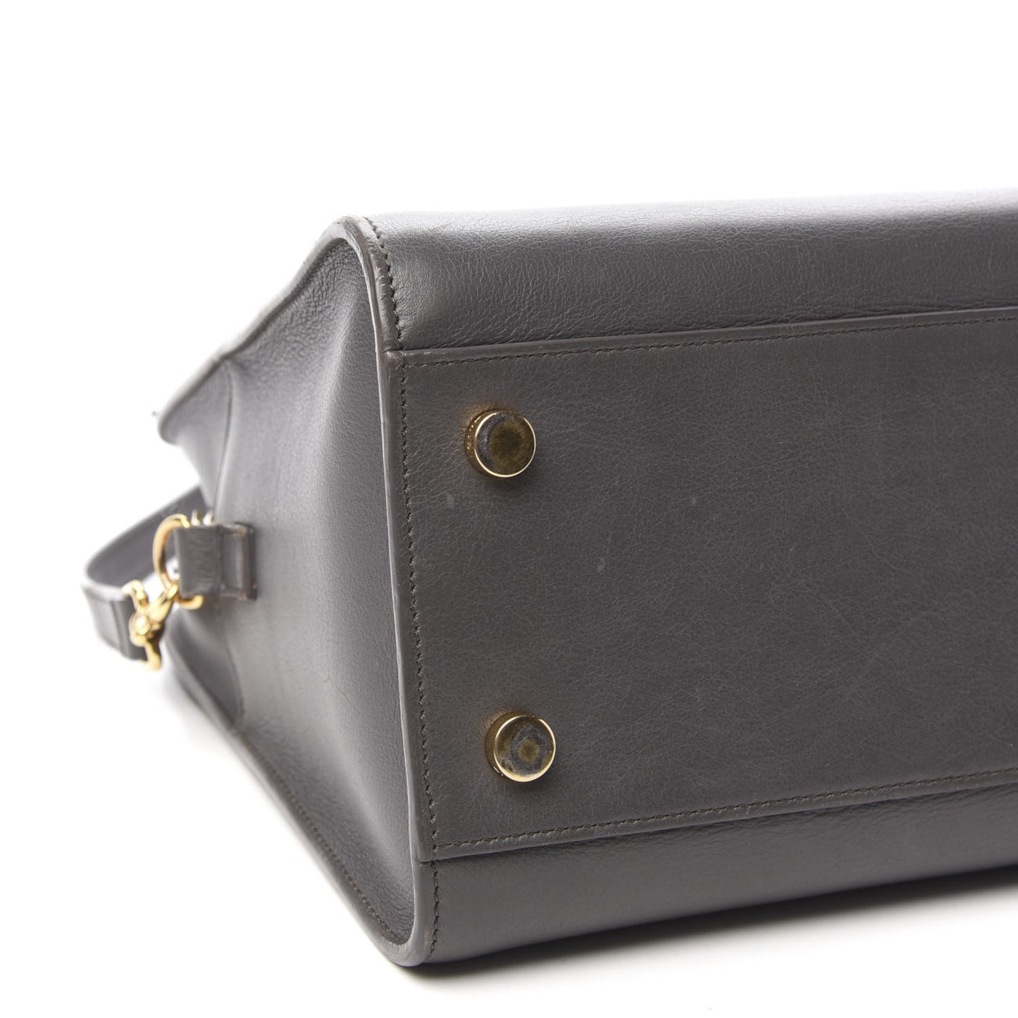 Calfskin Small Monogram Cabas Grey