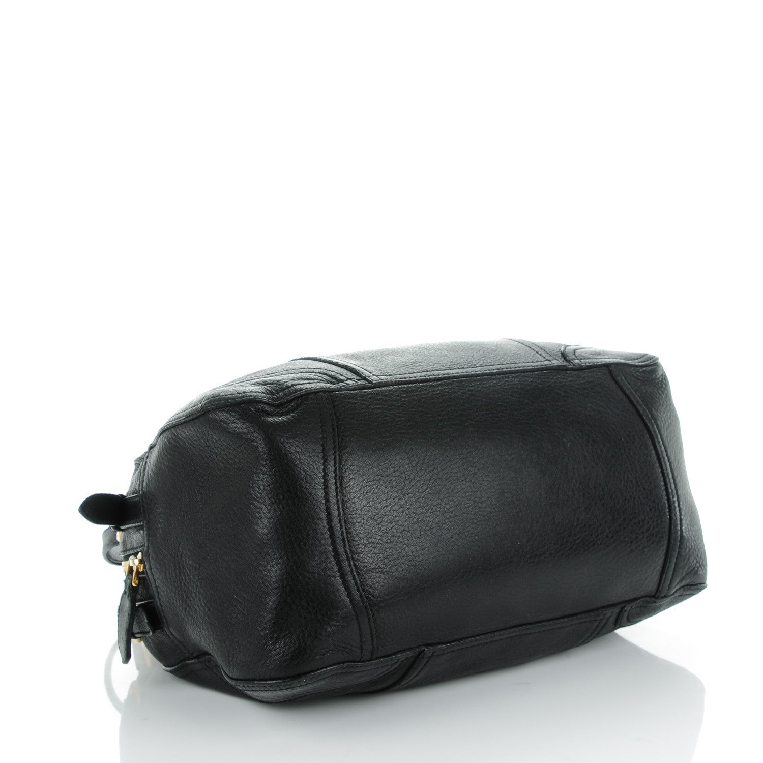 Prada Deerskin Shoulder Bag Black 4 of 9