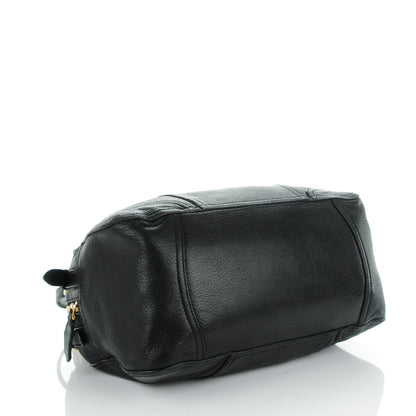 Prada Deerskin Shoulder Bag Black 4 of 9