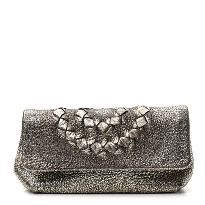 Bottega Veneta Cervo Illusion Cosmetic Case Platino Ossidato 1 of 8