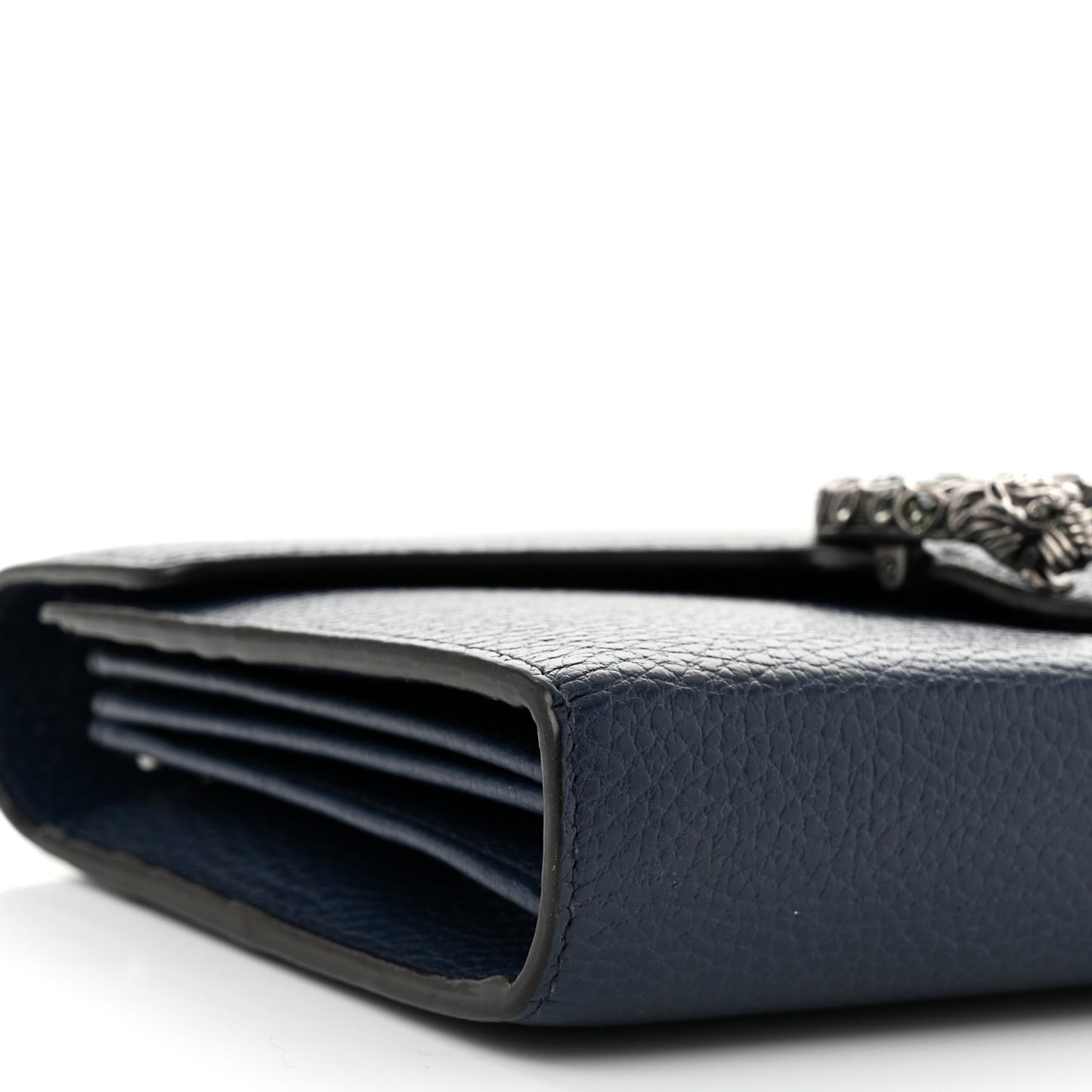 Calfskin Mini Dionysus Chain Wallet Blue Agata Black Diamond