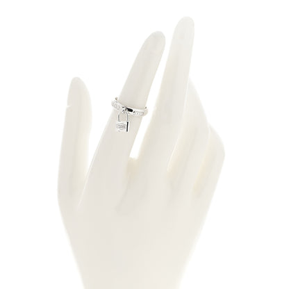 Tiffany Sterling Silver 1837 Lock Charm Ring 49 5 2 of 6