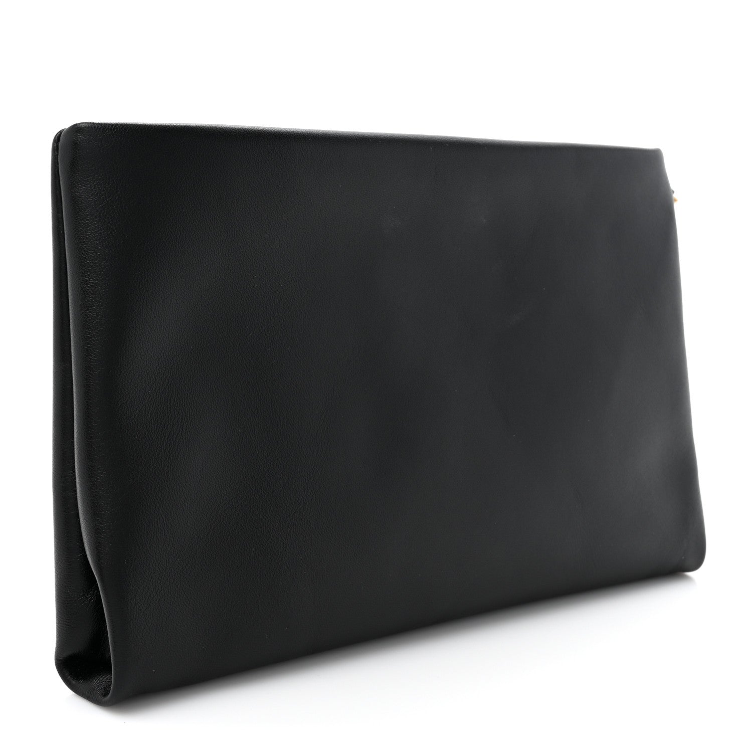 Chanel Lambskin Crystal Medium CC Pouch With Handle Black 3 of 8