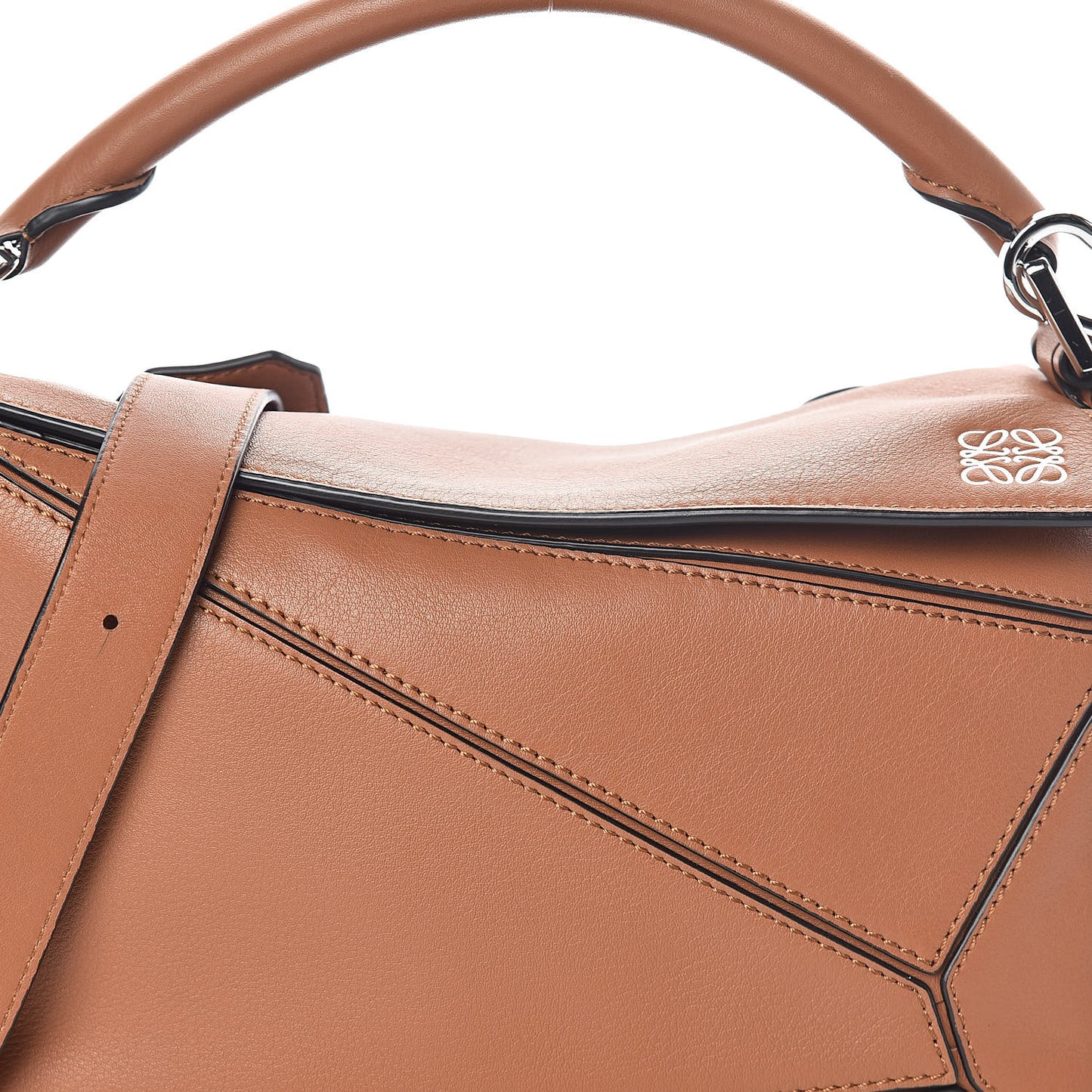 Calfskin Small Puzzle Bag Tan