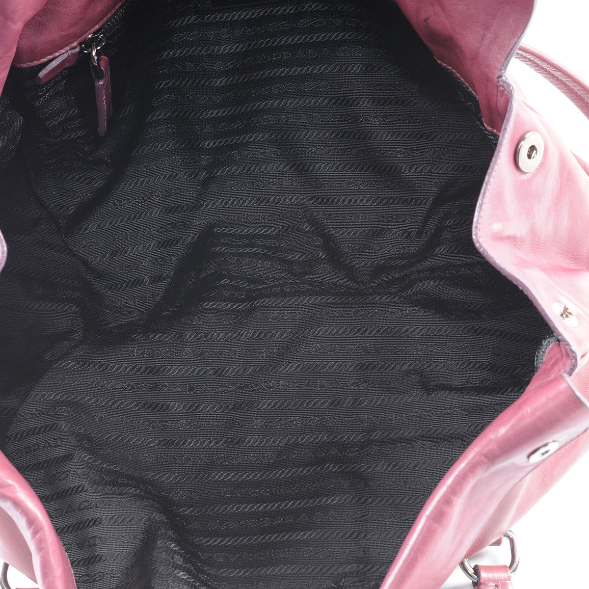 Leather Easy Foldover Pushlock Satchel Purple