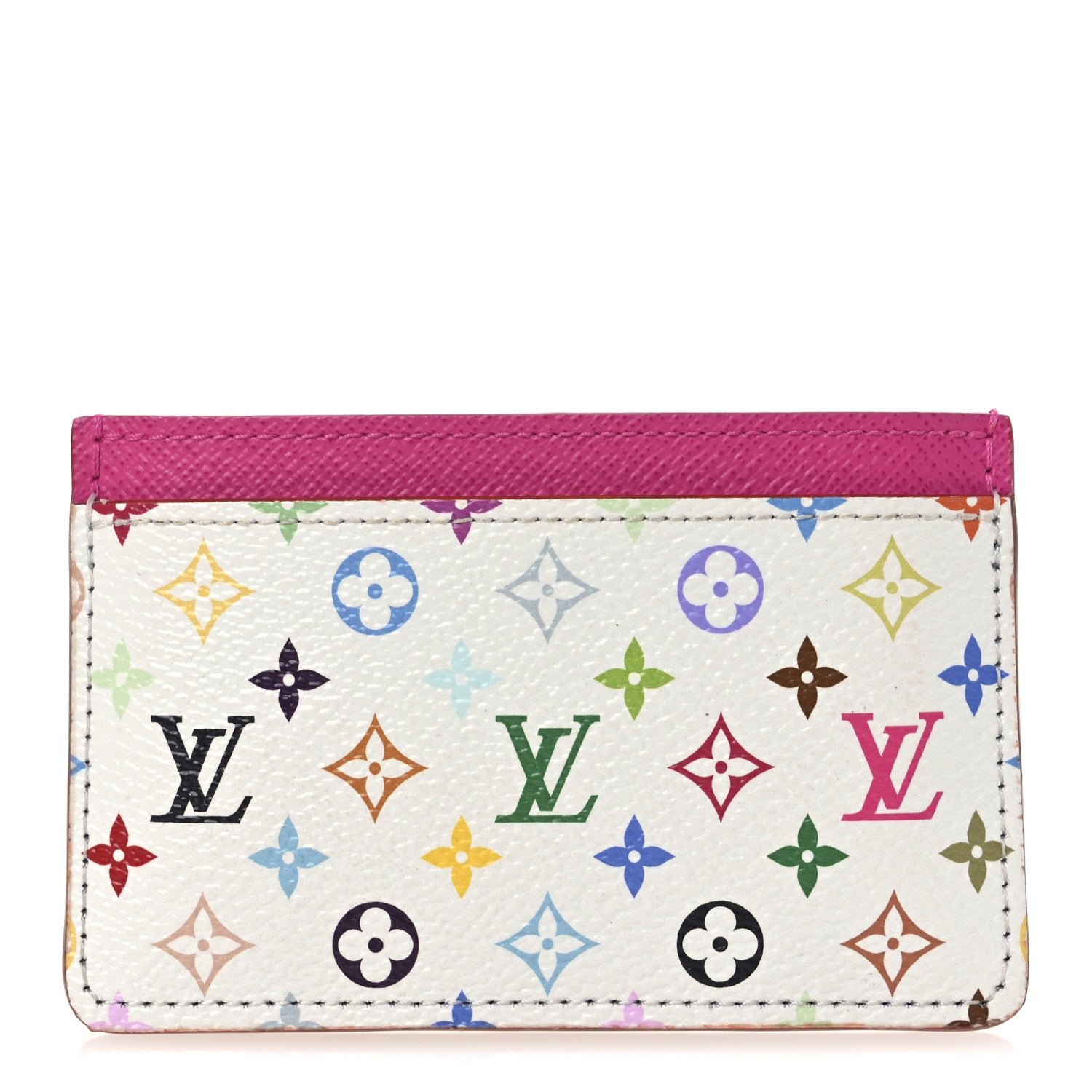 Louis Vuitton LV X TM Monogram Multicolor Card Holder Kawaii Pink 1 of 7