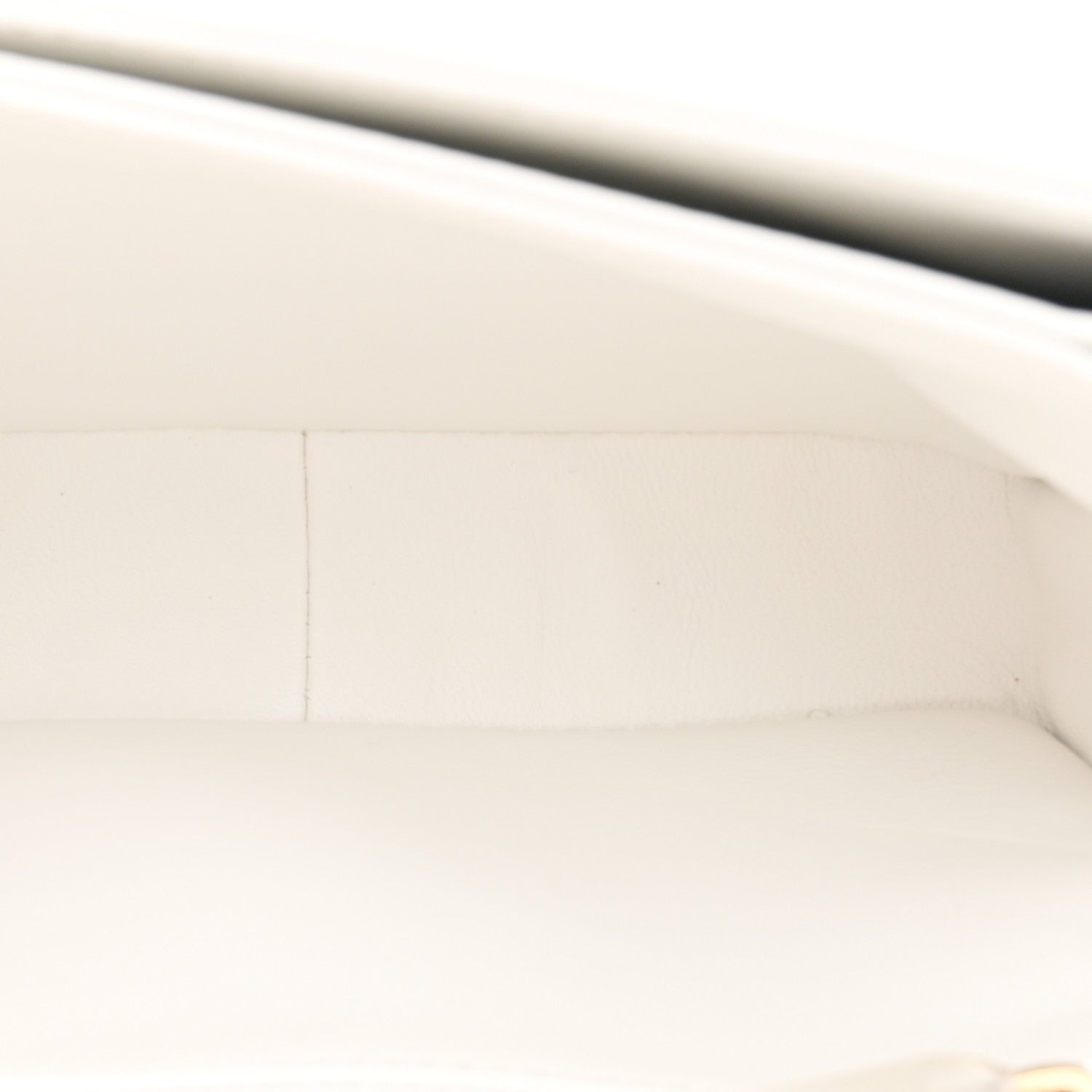 Celine Shiny Calfskin Teen Triomphe White 5 of 10