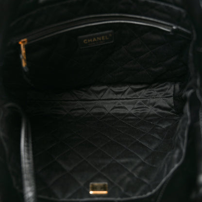Chanel Shiny Calfskin Quilted Small Chanel 22 Black 6 of 11