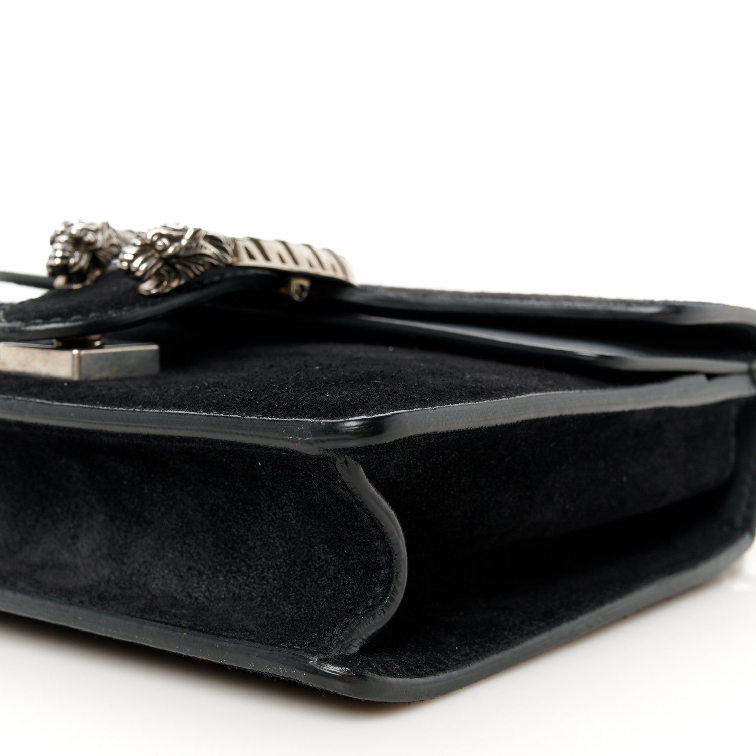 Gucci Suede Mini Dionysus Shoulder Bag Black 10 of 10