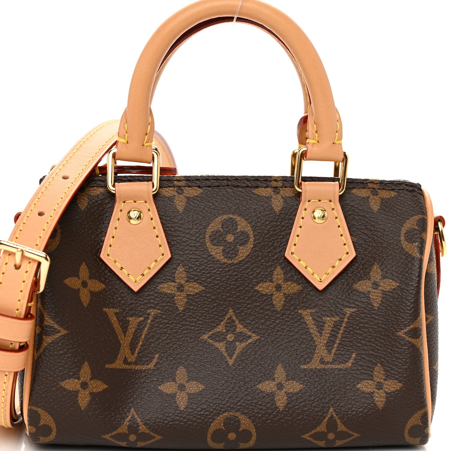 Louis Vuitton Monogram Nano Speedy Bandouliere 8 of 11