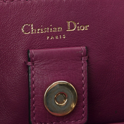 Christian Dior Bullcalf Small Diorissimo Tote Black Rose Indien 6 of 9