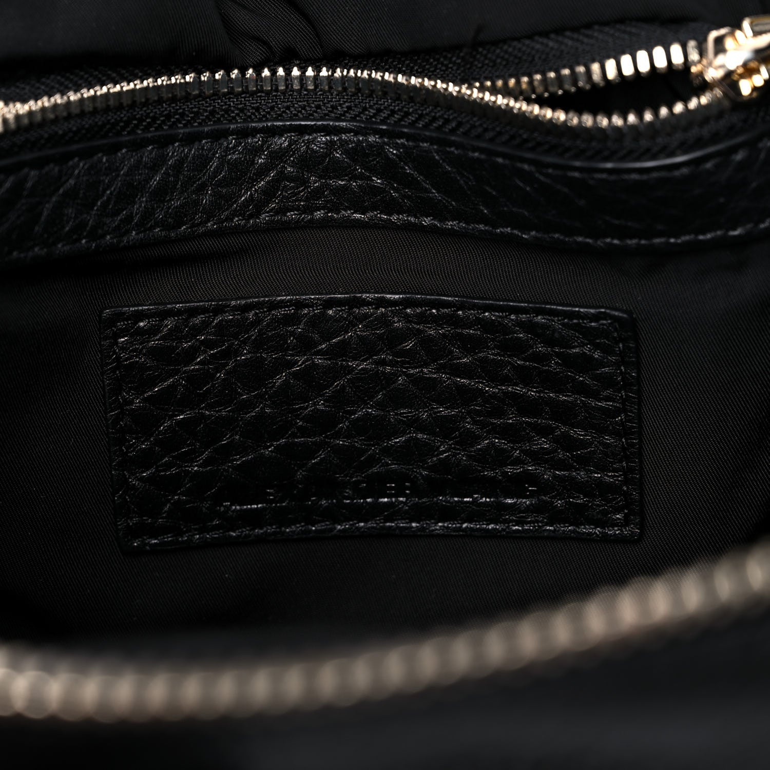 Alexander Wang Pebbled Lambskin Mini Rockie Black Pale Gold Hardware 8 of 8