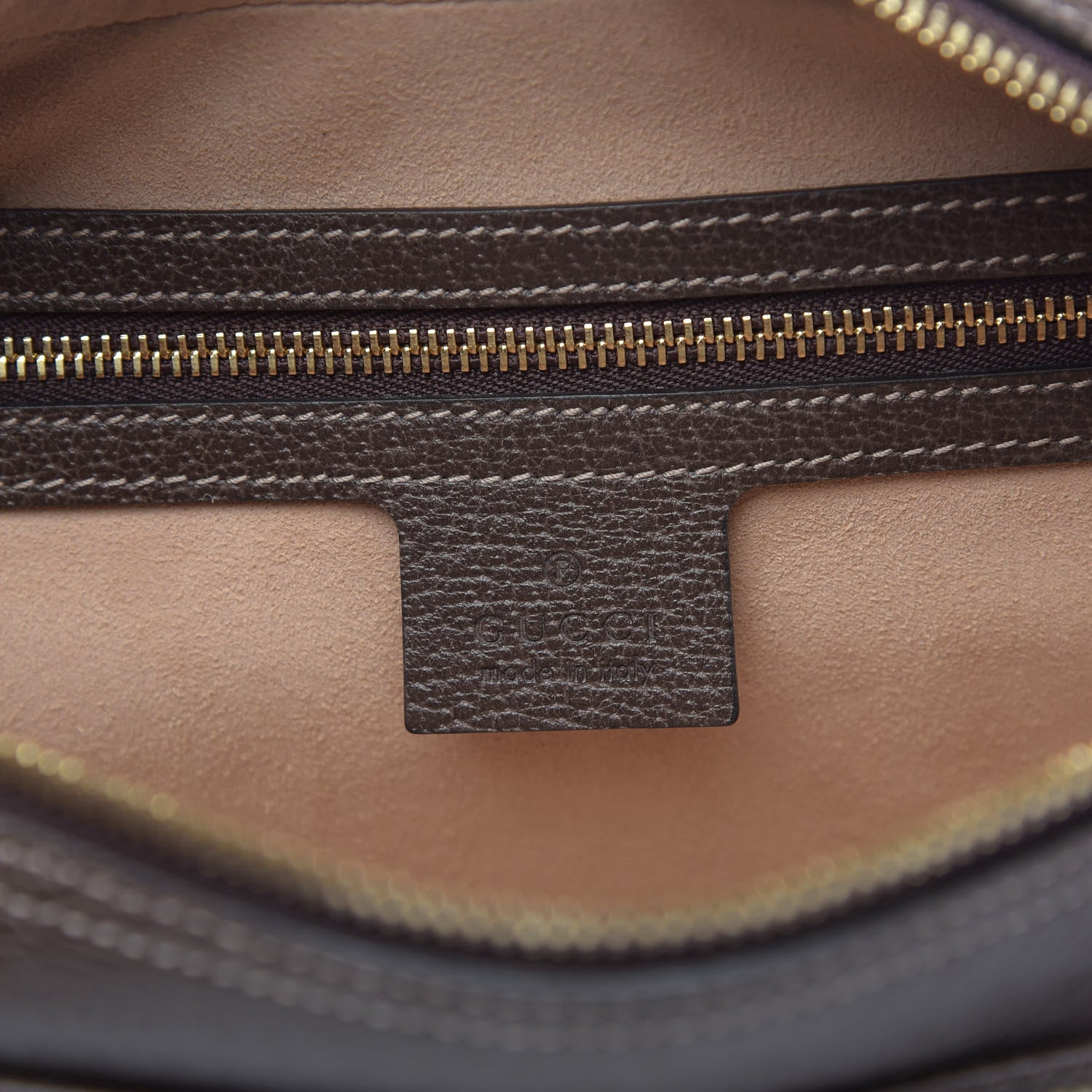 Gucci GG Supreme Monogram Web Small Ophidia Shoulder Bag Brown 6 of 10