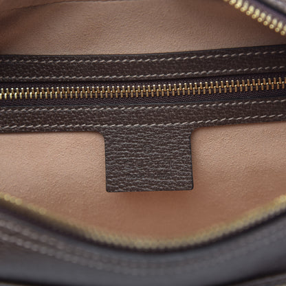 Gucci GG Supreme Monogram Web Small Ophidia Shoulder Bag Brown 6 of 10