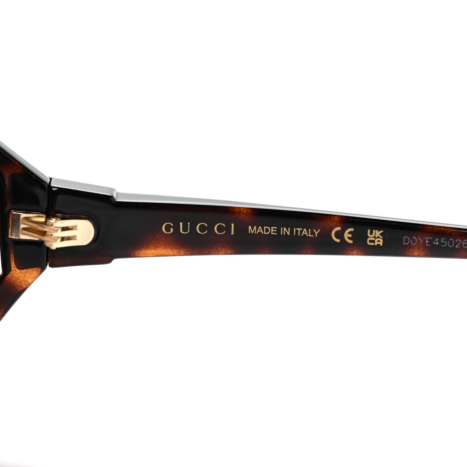 Gucci Acetate Square Frame Sunglasses GG0876SA Tortoise 5 of 5