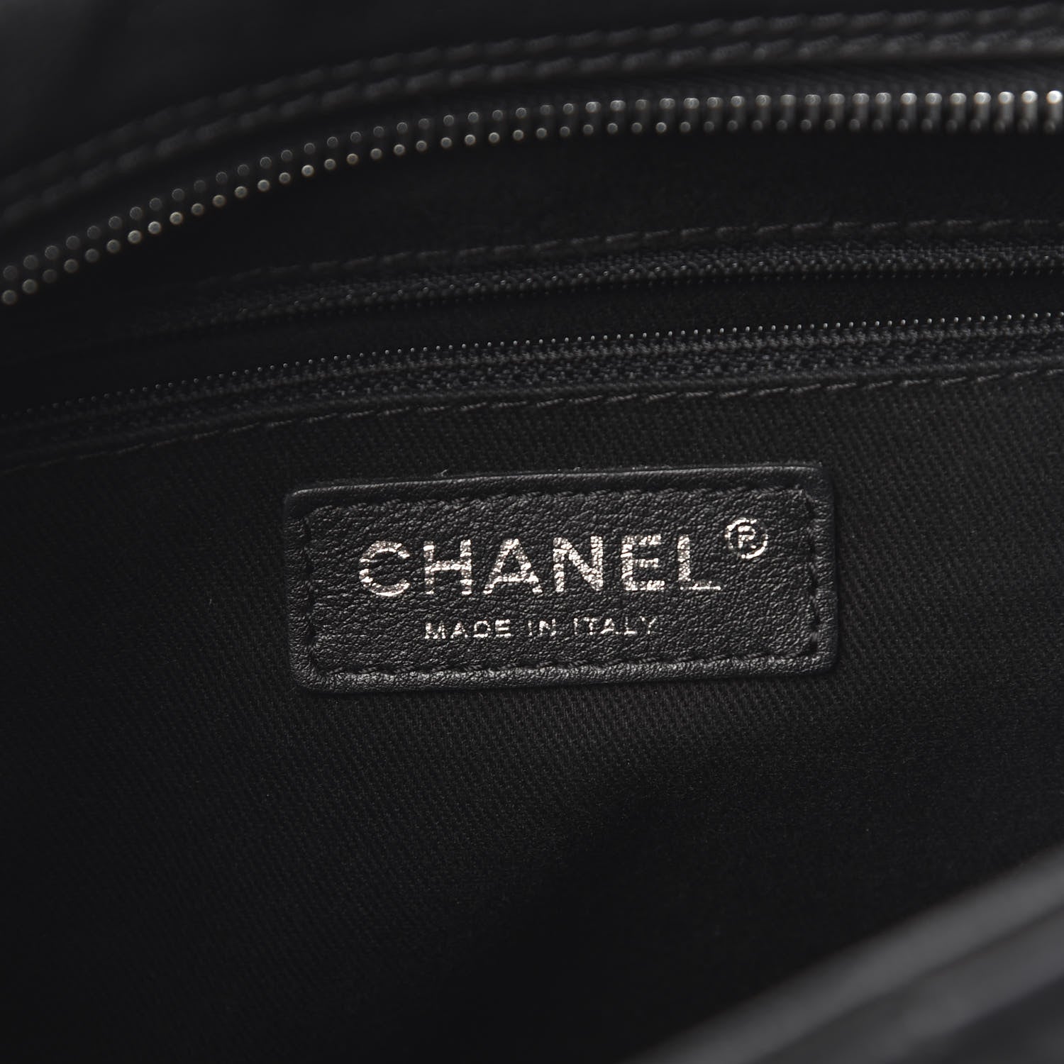 Chanel Calfskin Diamond Stitch Tote Black 8 of 14