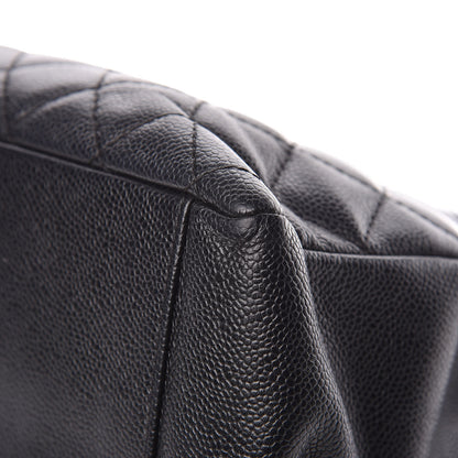 Chanel Caviar Quilted Grand Shopping Tote GST Black 9 of 14
