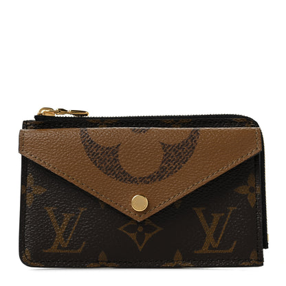 Louis Vuitton Reverse Monogram Recto Verso Card Holder Brown 1 of 8