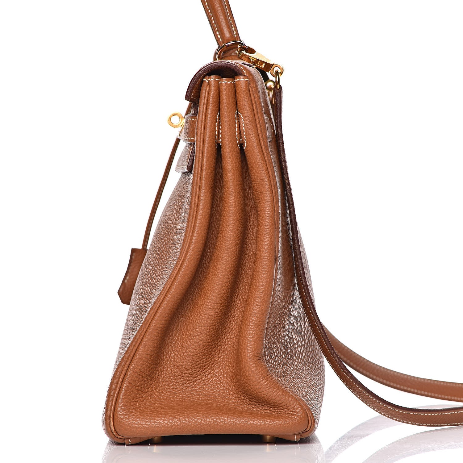 Hermes Togo Kelly Retourne 35 Gold 26 of 38