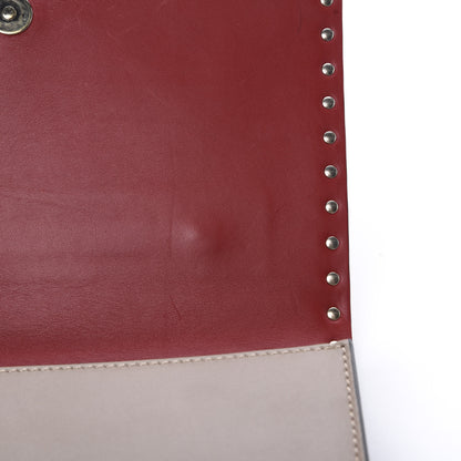 Valentino Garavani Nappa Rockstud Wristlet Clutch Poudre 8 of 9