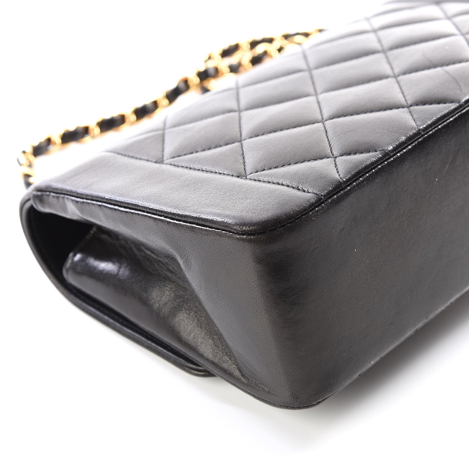 Chanel Lambskin Quilted Small Single Flap Black 7 of 11