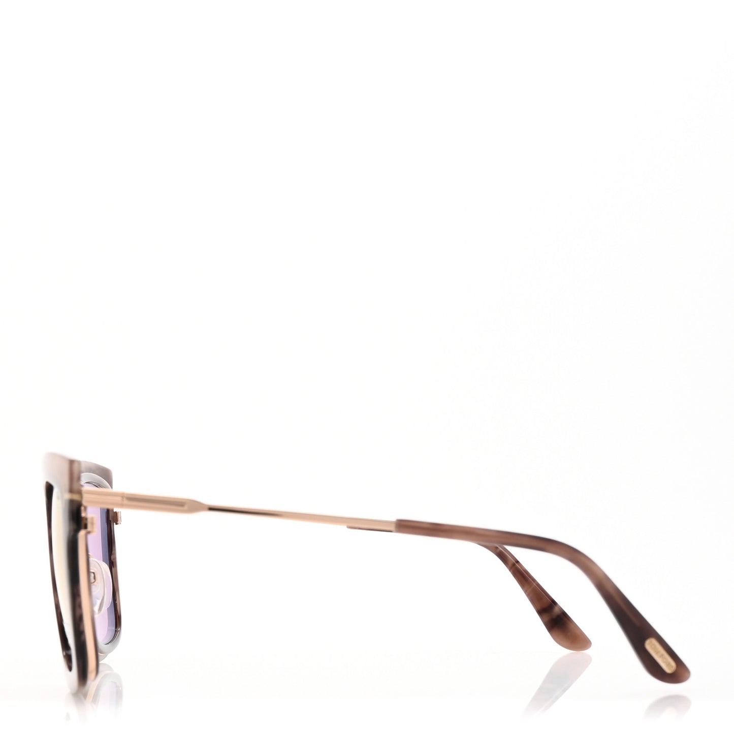 Lara Sunglasses TF573 Pink Melange Havana
