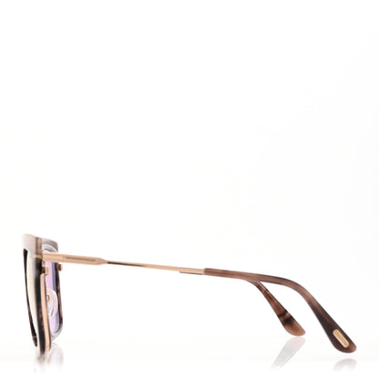 Tom Ford Lara Sunglasses TF573 Pink Melange Havana 3 of 8
