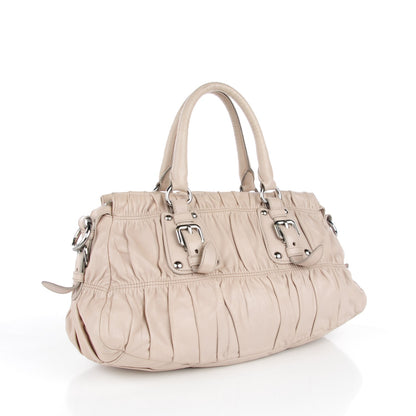 Prada Nappa Gaufre Shopping Satchel Pomice 3 of 15