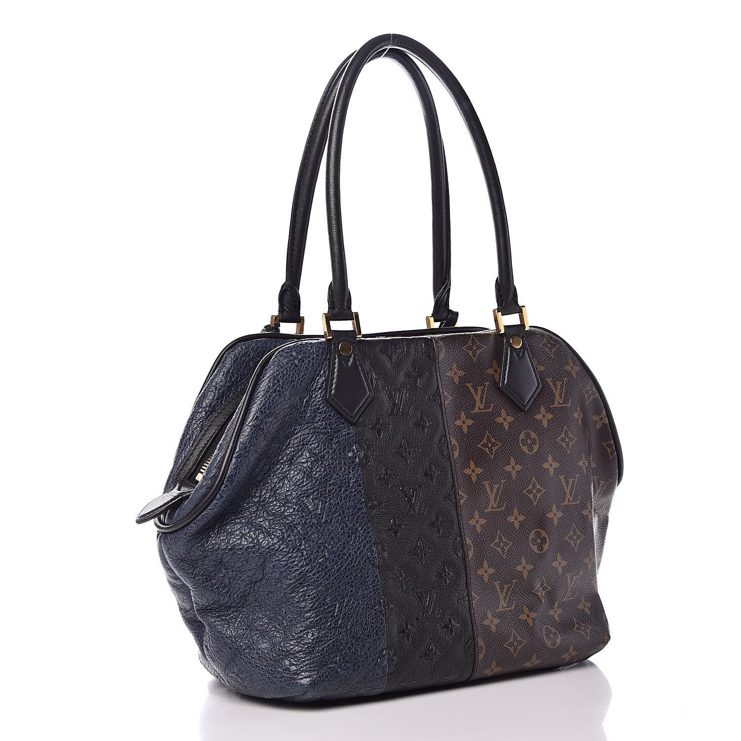 Louis Vuitton Monogram Stripes Medium Bag Marine 3 of 17