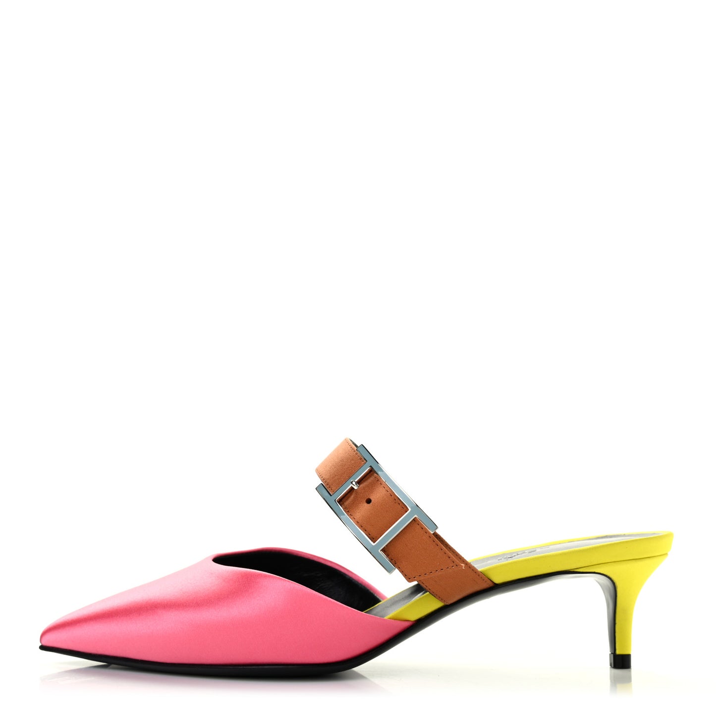 Satin Blink Mules 37 Multicolor