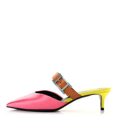 Hermes Satin Blink Mules 37 Multicolor 1 of 9