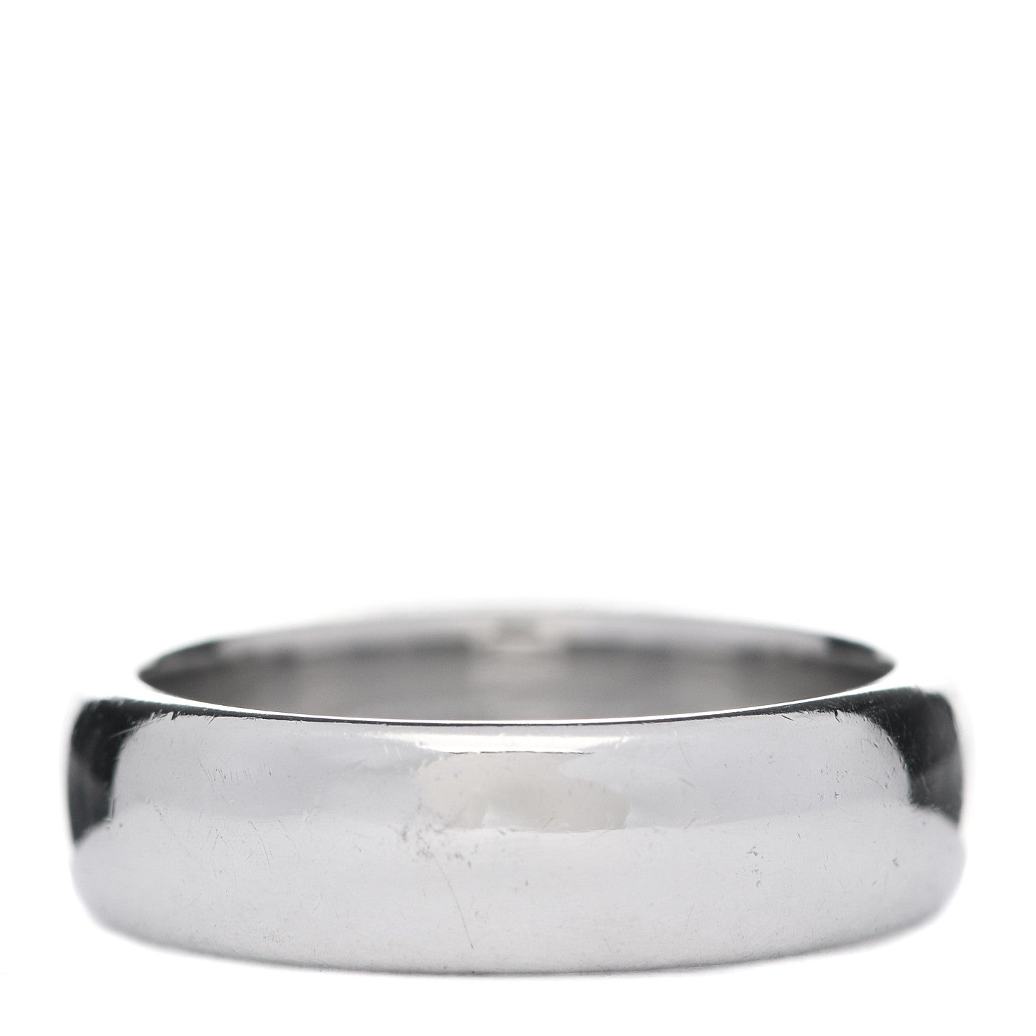 Tiffany Platinum 6mm Classic Wedding Band Ring 56 7.5 1 of 4
