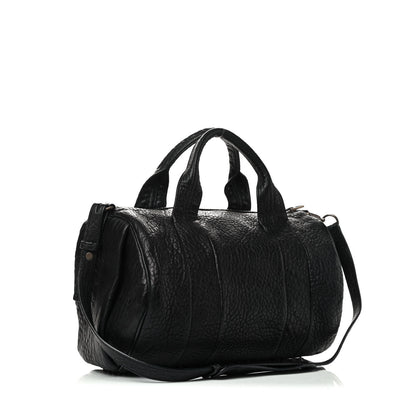 Alexander Wang Pebbled Lambskin Rocco Black Antique Brass Hardware 2 of 4