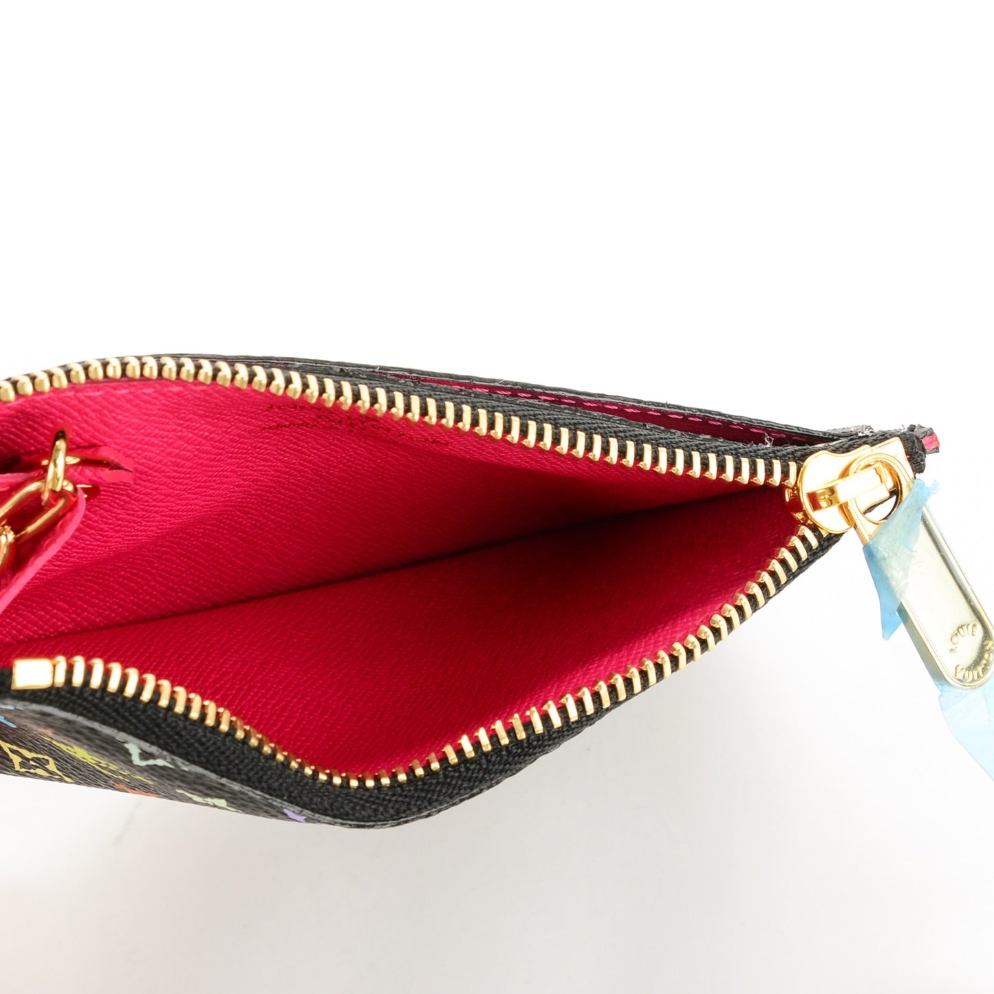 Monogram Multicolor Key Pouch Black Grenade