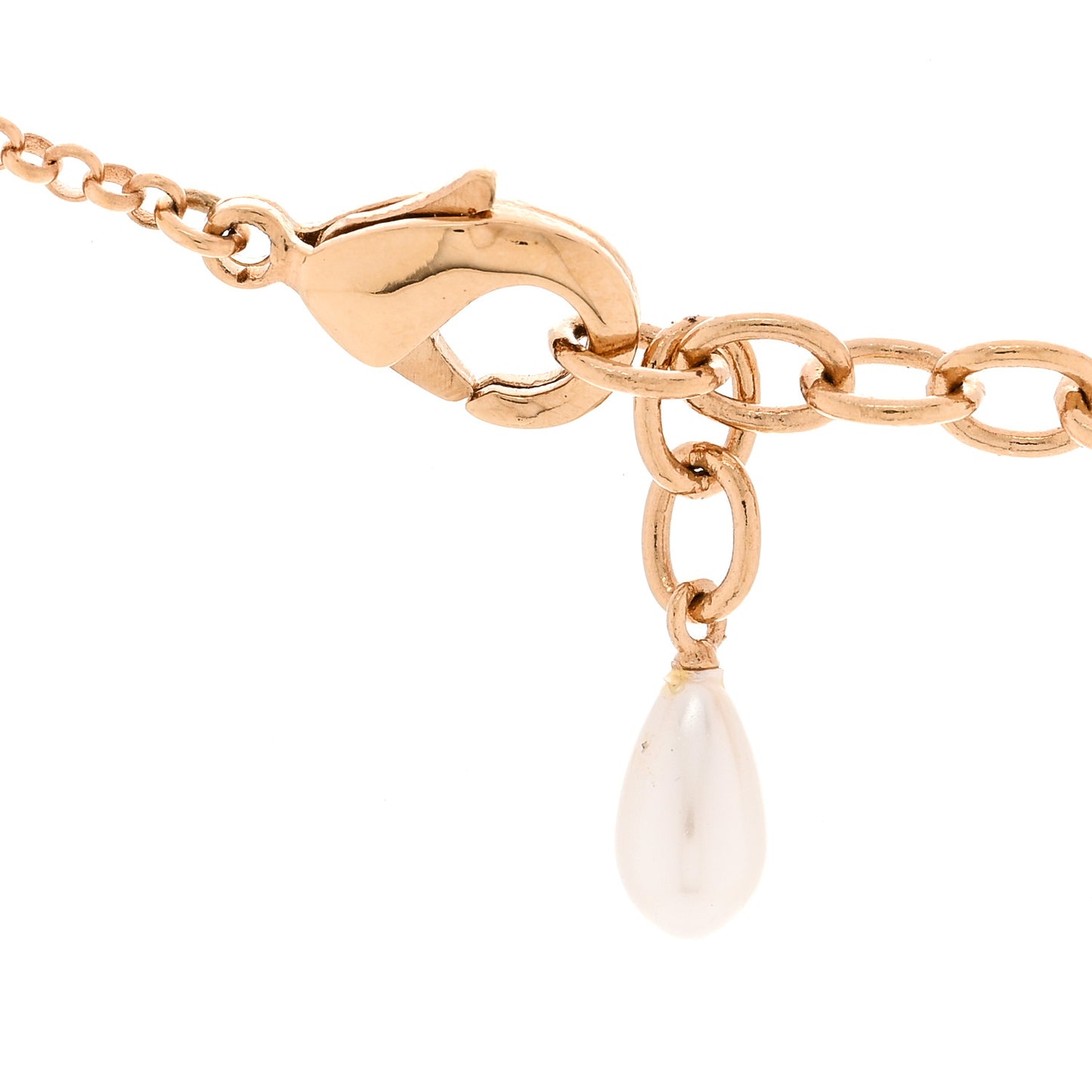 Metal Crystal Blondie Pendant Necklace Gold