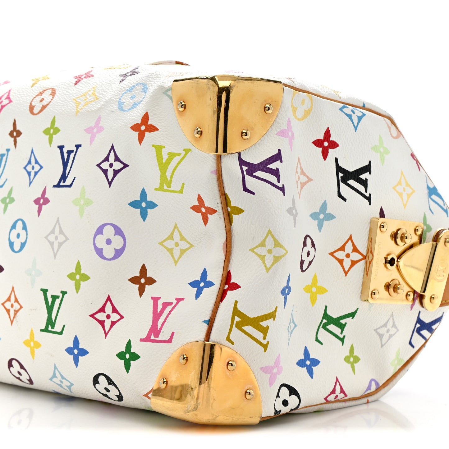 Monogram Multicolor Speedy 30 White