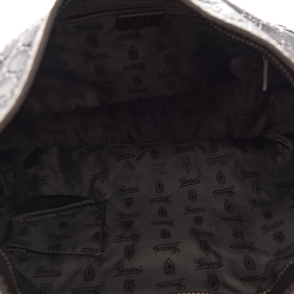 Gucci Guccissima Large New Ladies Web Hobo Dark Brown 5 of 10