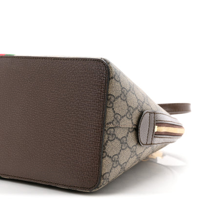 Gucci GG Supreme Monogram Web Medium Ophidia Top Handle Dome Bag Brown 10 of 10