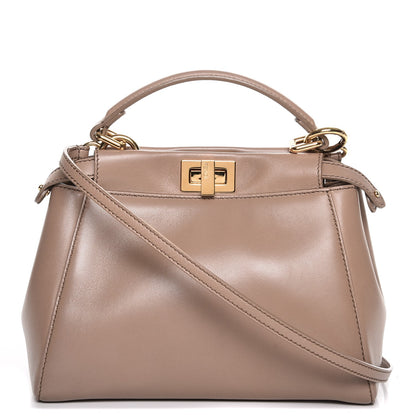 Fendi Nappa Mini Peekaboo Iconic Satchel Ratmusquet 1 of 9